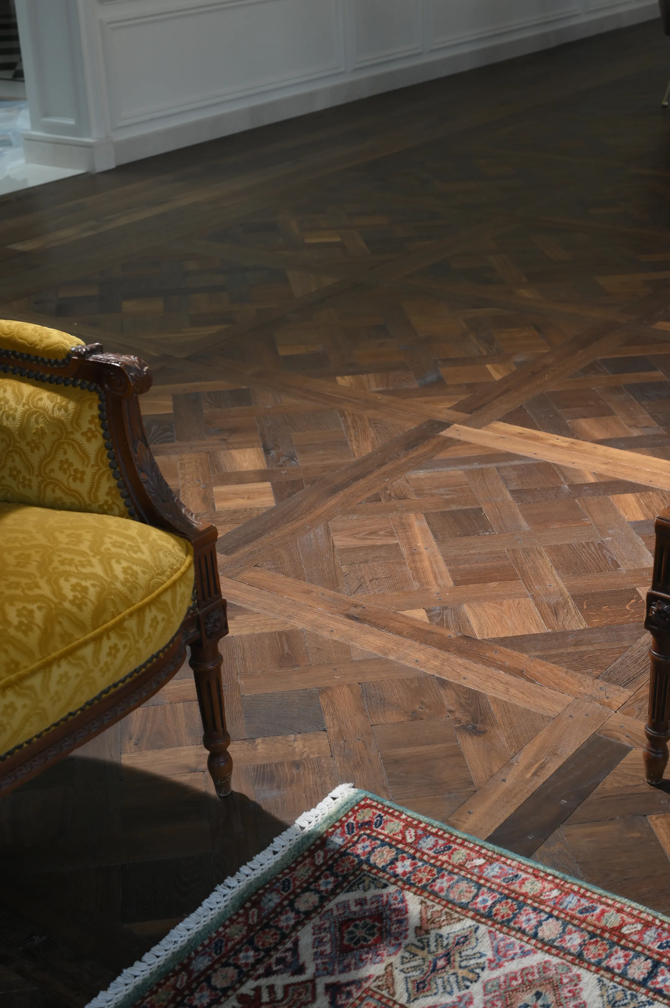 Handcrafted Versailles parquet panel